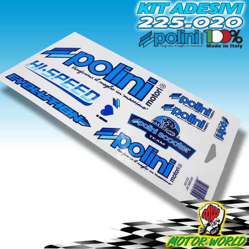 Adesivi stickers team polini - adesivi,