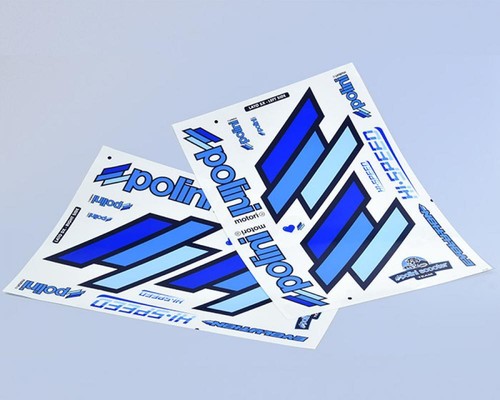 225 030 stickers team - team, polini